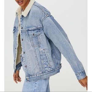 Wilfred Sherpa Collar Jean Jacket